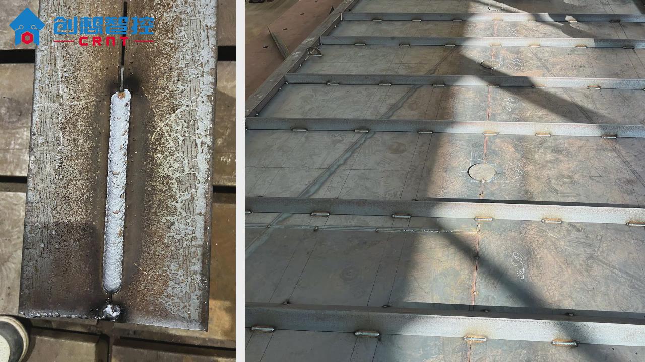 創(chuàng)想智控激光焊縫跟蹤傳感器在機(jī)械底盤自動(dòng)引導(dǎo)焊接的應(yīng)用